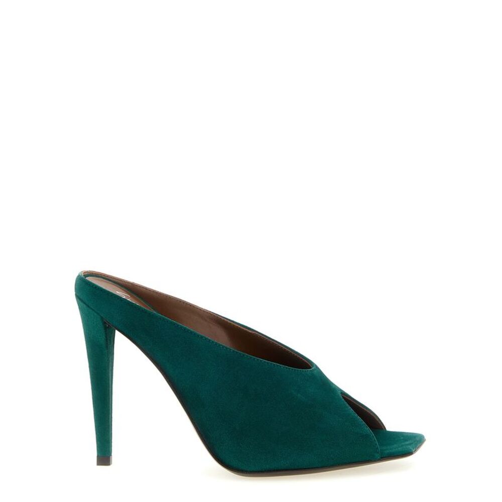 Giuseppe Zanotti Bicolor Suede Leather Stiletto Heel Women's Sandals